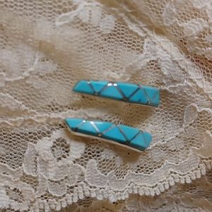 Zuni hallmarked earrings.